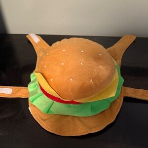 Plush Hamburger Pet Costume